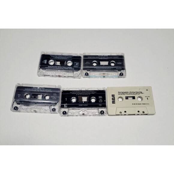 Lot Of 5 Cassettes Titanic Elton John Sammy Hagar Billy Ray Cyrus R. Springfield - Picture 4 of 5